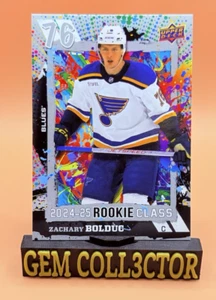 Zachary Bolduc 2024-25 Upper Deck Serie 1 #RC-13 Rookie Class - Azul - Imagen 1 de 2