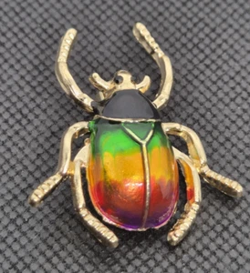 Vintage Style Egyptian stag beetle brooch Broach - Picture 1 of 2