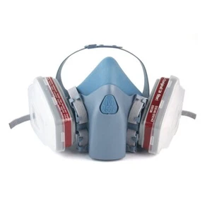 Half Face Respirator Painting Spraying Gas Mask For 7502 Silicone Safety Protect - Picture 1 of 14
