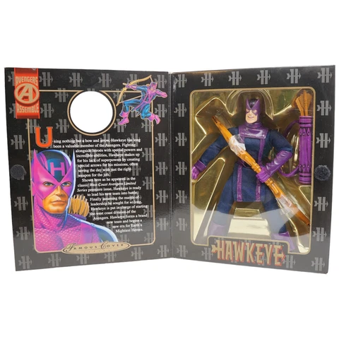 Marvel Comics Famous Cover Hawkeye 8" Action Figure 1998 ToyBiz Avengers Cover