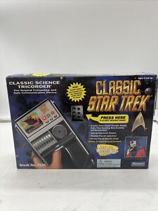 1995 Playmates Classic Star Trek TOS Classic Science Tricorder Rare NIB 6125