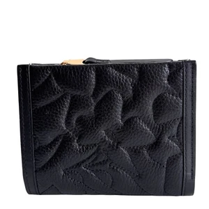 Radley Floral Street Black Leather Small Bifold Purse With Dust Bag -New RRP £69 - Picture 1 of 5