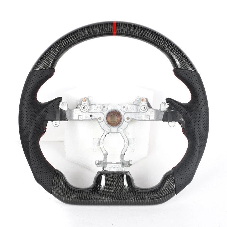 Volante deportivo de fibra de carbono para Infiniti G25 G37 Q40 Q60 QX50 EX35 EX37 Foto 1 de 4