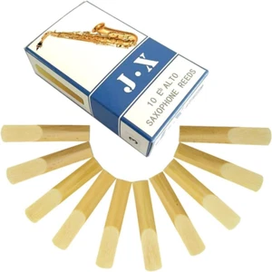 10 Pack Alto Saxophone Reeds 2.0/2.5/3.0, Traditional Cane Reeds for Alto Sax, S - Picture 1 of 12