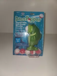New Sealed Bass Popper Hog Wild Soft Foam 6 Ball Squeeze Shooter Indoor Outdoor - Picture 1 of 2