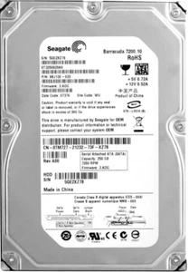 Hard Drive Dell 0TM727 TM727 ST3250820AS 250GB 7200U/Min 8MB SATA II 3.5 " Inch - Picture 1 of 3