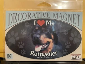 AGI Mfg Decorative DOG Magnets "Rottweiler "x3.25" --NIP - Picture 1 of 2