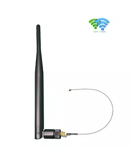 WiFi Antenna 2.4G&5G/5dBi/+10cm I.PX/U.FL Coaxial Pigtail e.g. WiFi card/Router - Bild 1 von 8