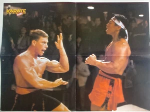 POSTER - JEAN CLAUDE VAN DAMME Karate-Bushido- cm 42x57 - Imagen 1 de 2