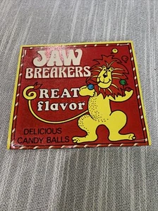 vintage Bubble Gum Vending Machine Display Card Jaw Breakers - Picture 1 of 1