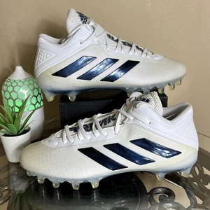 Adidas SM Freak Mid Football Lacrosse Cleats White FX1310 Mens Size 12 - Picture 1 of 9
