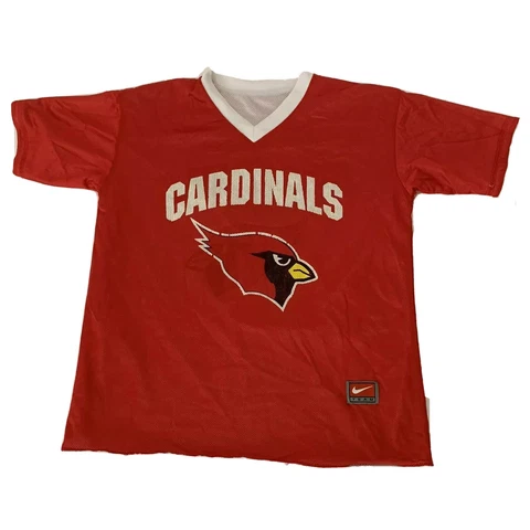 Arizona Cardinals NFL Flag Football Reversible Jersey Red White Mens Size Medium Cover