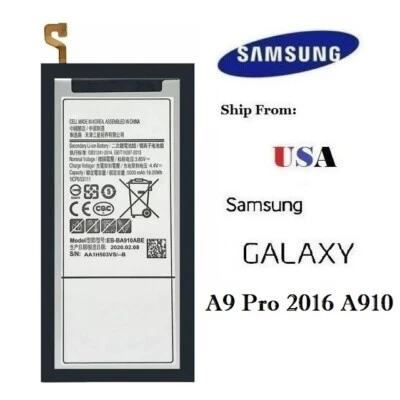 Repuesto de batería OEM para Samsung Galaxy A9 Pro A910 2016 EB-BA910ABE 5000 mAh Foto 1 de 4