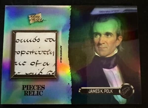 JAMES K. POLK STÜCKE DER VERGANGENHEIT HISTORISCHE HANDGESCHRIEBENE RELIQUIE #62 - Bild 1 von 2