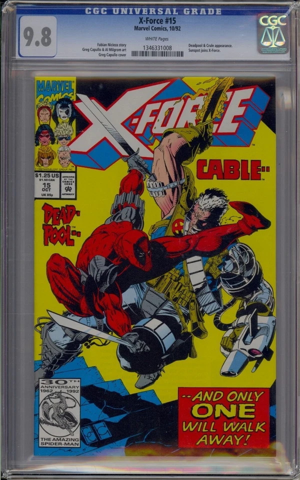 X-Force #15 (Marvel Comics October 1992)