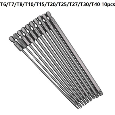 1 4 Hex Shank Screwdriver Bits-T40 Magnetic Security 150mm Steel Hot Sale - Image 1 of 4