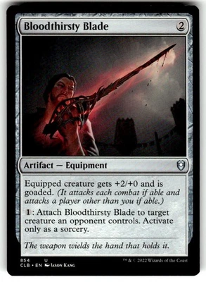 Bloodthirsty Blade Commander Legends: Battle for Baldur's Gate Regular MTG - Image 1 of 2