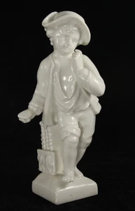 Antique KPM 4¼" Blanc de Chine Porcelain Zodiac Series LEO Figurine Iulius July - Bild 1 von 7