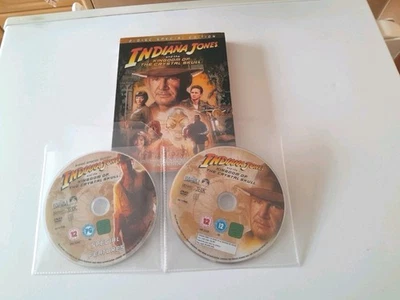 Indiana Jones And The Kingdom Of The Crystal Skull. 2 x Discs & Cover, No Case. - Image 1 of 2