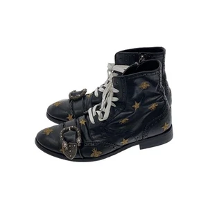 Gucci Leder Stiefeletten Schwarz UK 7,5 496272 Designer Damenschuhe - Bild 1 von 5