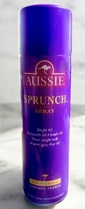 AUSSIE SPRUNCH SPRAY STRONG HOLD  AEROSOL 14oz.~DISCONTINUED - Picture 1 of 2