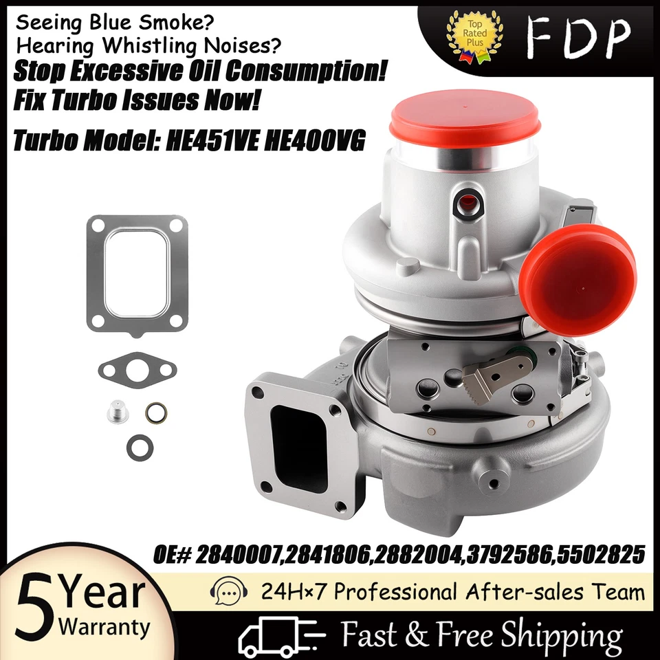 Turbocharger ISX, QSX Engine for Peterbilt 579 Volvo VNL Kenworth T680 Cummins - Изображение 1 из 4