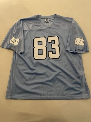 NCAA NORTH CAROLINA UNC TAR HEELS #83 Mens NCAA Football JERSEY Size XL *READ* - Image 1 of 4