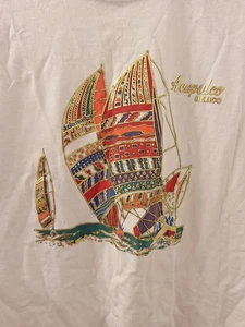 Acapulco Mexiko Schiff Segeln Vintage T-Shirt XL Gold - Bild 1 von 2