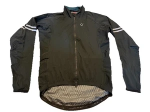 Chaqueta de lluvia VELOCIO negra ultraligera para hombre ciclismo ciclismo grande usada - Imagen 1 de 11