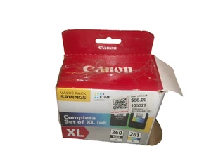 Cartucho de tinta color Canon PG-261XL - Color sellado, tinta negra abierta - Imagen 1 de 2