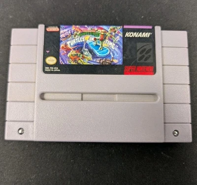 Teenage Mutant Ninja Turtles IV (SNES, 1992) Game Only | Tested | Authentic - Image 1 of 4