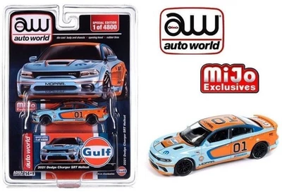 DODGE Charger SRT Hellcat - 2021 - GULF - Auto World 1:64