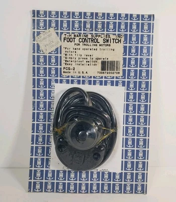T-H Marine Sure Foot Trolling Motor Control Switch for Boat and Marine FCS-2 - Image 1 of 4