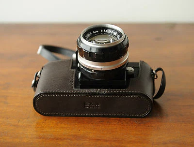 Zhou Brown Leather Half Case for Nikon F SLR Camera - Image 1 of 4