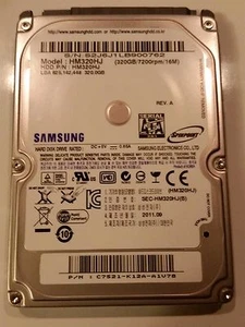 Samsung Spinpoint 320 GB,Internal,7200 RPM,2.5" Hard Drive - ****NEW UnUsed**** - Picture 1 of 3