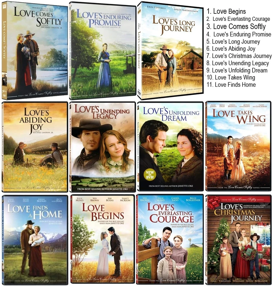 Love Comes Softly SERIES DVD SET, THE COMPLETE MOVIE COLLECTION Lot of 11 Films - Image 1 of 1