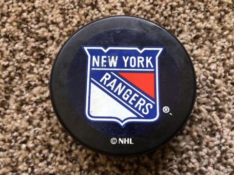 NHL New York Rangers Souvenir Hockey Puck, Collection Pucks, Puck World Cover
