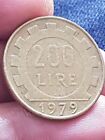 ITALY 200 LIRE 1979 KM# 105 Lira Kayihan coins -1
