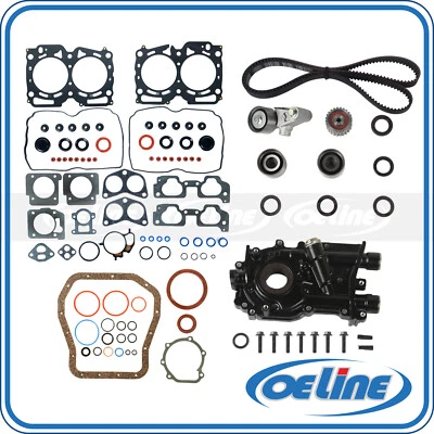 For 99-03 Subaru Impreza 2.5L EJ253 Head Gasket Set Timing Belt Water Oil Pump - Image 1 of 4