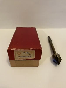 NOS - MILLERS FALLS No. 810 - 3/4” COUNTERSINK DRILL BIT - NEW - MIB - U.S.A. - Picture 1 of 4