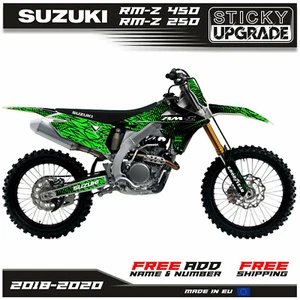 Suzuki RMZ 450 2018 2019 2020 Stickers Set RMZ 250 2019 2020 Decals Graphics Kit - Bild 1 von 8