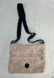 Kipling Alvar Solid Crossbody Shoulder Bag pink Top Zippered - Picture 1 of 10