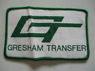 vintage GT Gresham Transfer Trucker Trucking Truck Driver Patch