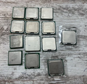 Lot of 13 Mixed CPU's, E4500 x3, E2410, ETZ - Picture 1 of 8