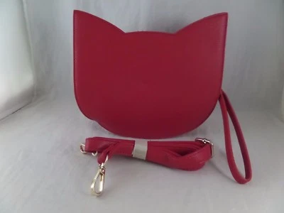 Pink Haley No Hard Felines Bag RED Ada Cat Crossbody Bag NEW CATS FELINE LOOK - Image 1 of 4