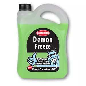 CarPlan Demon Freeze 2in1 De-Icer Screenwash Ice Snow Dirt Grime Windscreen 2.5L - Picture 1 of 1