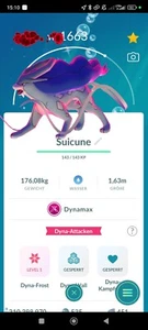 Shiny Suicune Dynamax Pokemon Go - Bild 1 von 1
