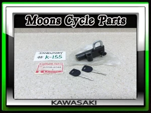 CERRADURA DE ASIENTO Y LLAVES KAWASAKI KZ1000 ELR KZ1100 GPZ ZX1100 ZX550 DE COLECCIÓN NOS 1981-1986 - Imagen 1 de 14