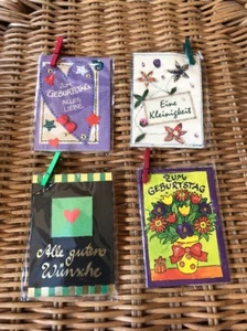 4 Colgantes Regalo/Felicitaciones 9 - Imagen 1 de 3