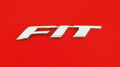 09-14 HONDA FIT TAPA MALETERO TRASERO EMBLEMA LOGOTIPO INSIGNIA SÍMBOLO CROMO LETRAS OEM Foto 1 de 2